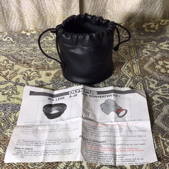 Vintage Olympus wide angle camera lens IS/L A-28 HQ Converter 0.8 x Japan made - Picture 5 of 5